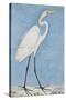 A Great Egret, Lucknow, C.1790-null-Stretched Canvas