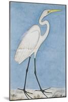 A Great Egret, Lucknow, C.1790-null-Mounted Giclee Print