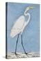 A Great Egret, Lucknow, C.1790-null-Stretched Canvas