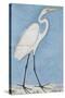 A Great Egret, Lucknow School, circa 1790-null-Stretched Canvas
