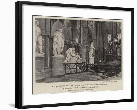 A Great Englishman's Last Resting-Place-null-Framed Giclee Print