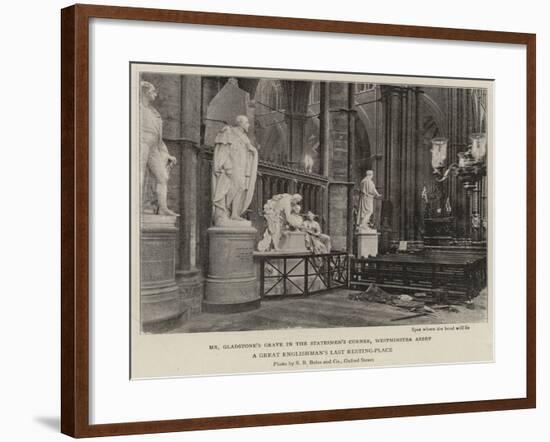 A Great Englishman's Last Resting-Place-null-Framed Giclee Print