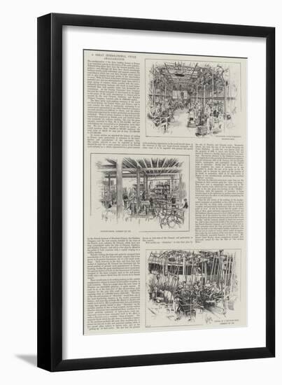 A Great International Cycle Amalgamation-null-Framed Premium Giclee Print