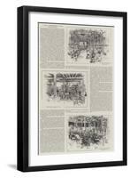 A Great International Cycle Amalgamation-null-Framed Giclee Print