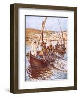 A Great Multitude of Fishes-William Brassey Hole-Framed Premium Giclee Print