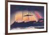 'A Great Scientist's Presentation of the Gorgeous Curtain Woven By An Aurora', c1935-Unknown-Framed Giclee Print