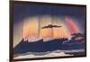 'A Great Scientist's Presentation of the Gorgeous Curtain Woven By An Aurora', c1935-Unknown-Framed Giclee Print