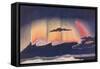 'A Great Scientist's Presentation of the Gorgeous Curtain Woven By An Aurora', c1935-Unknown-Framed Stretched Canvas