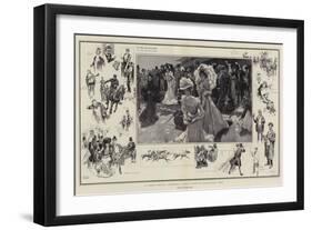 A Great Society Gathering, Royal Ascot in Coronation Year-Frank Craig-Framed Giclee Print