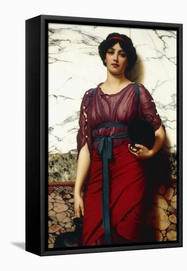 A Grecian Idyll, 1907-John William Godward-Framed Stretched Canvas