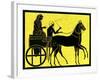 A Greek Chariot, Illustration from 'History of Greece' by Victor Duruy, Published 1890-American-Framed Giclee Print