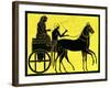 A Greek Chariot, Illustration from 'History of Greece' by Victor Duruy, Published 1890-American-Framed Giclee Print