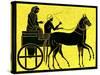A Greek Chariot, Illustration from 'History of Greece' by Victor Duruy, Published 1890-American-Stretched Canvas