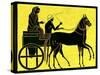 A Greek Chariot, Illustration from 'History of Greece' by Victor Duruy, Published 1890-American-Stretched Canvas