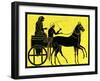 A Greek Chariot, Illustration from 'History of Greece' by Victor Duruy, Published 1890-American-Framed Giclee Print