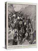 A Greek Funeral on the Turco-Bulagarian Frontier-Frederic De Haenen-Stretched Canvas