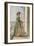 A Greek Girl Standing on a Balcony, C.1840 (W/C and Gouache over Graphite on Paper)-John Frederick Lewis-Framed Giclee Print