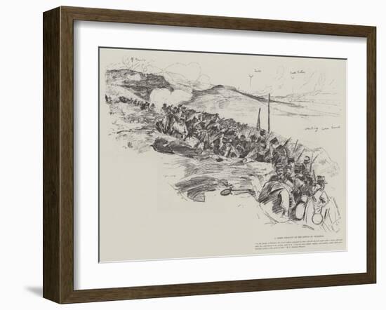 A Greek Rifle-Pit at the Battle of Velestino-Henry Charles Seppings Wright-Framed Giclee Print