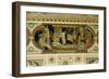 A Greek Travelling Theatre (Il Carro Di Thespis), Ceiling Fresco, 1884-1887-Gustav Klimt-Framed Giclee Print