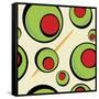 A Green Olives Pattern that Tiles Seamlessly in a Pattern in Any Direction. Great for a Martini Gra-ARENA Creative-Framed Stretched Canvas