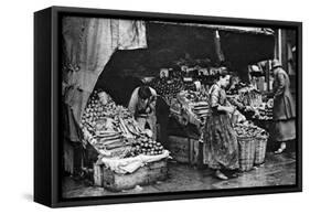 A Greengrocer of the Commercial Road, London, 1926-1927-null-Framed Stretched Canvas