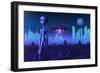 A Grey Alien Located on its Homeworld of Zeta Reticuli-Stocktrek Images-Framed Art Print