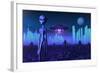 A Grey Alien Located on its Homeworld of Zeta Reticuli-Stocktrek Images-Framed Art Print