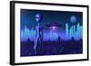 A Grey Alien Located on its Homeworld of Zeta Reticuli-Stocktrek Images-Framed Art Print