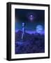 A Grey Alien Located on its Homeworld of Zeta Reticuli-Stocktrek Images-Framed Art Print