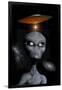 A Grey Alien-null-Framed Art Print