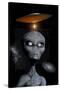A Grey Alien-null-Stretched Canvas