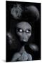 A Grey Alien-null-Mounted Art Print