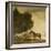 A Grey and a Bay in a Landscape-George Stubbs-Framed Giclee Print