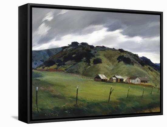 A Grey Day-Emil Kosa, Sr-Framed Stretched Canvas