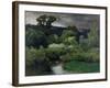 A Grey Lowery Day, 1877-George Snr^ Inness-Framed Giclee Print