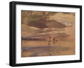 'A Grey Morning Near Venice', 19th century-John Ruskin-Framed Giclee Print