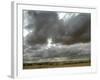 A Grey Sky Hangs Over Israeli Soldiers as They March Near the Tseelim Army Base-null-Framed Photographic Print