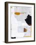 A grey thought-Hyunah Kim-Framed Art Print