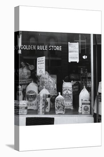 A Grocery Window-Dorothea Lange-Stretched Canvas