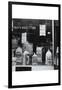 A Grocery Window-Dorothea Lange-Framed Art Print