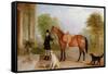 A Groom with a Horse-John E. Ferneley-Framed Stretched Canvas