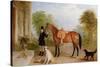 A Groom with a Horse-John E. Ferneley-Stretched Canvas