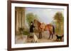 A Groom with a Horse-John E. Ferneley-Framed Giclee Print