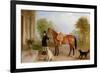 A Groom with a Horse-John E. Ferneley-Framed Giclee Print