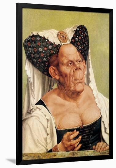 A Grotesque Old Woman, Possibly Princess Margaret of Tyrol, circa 1525-30-Quentin Metsys-Framed Giclee Print