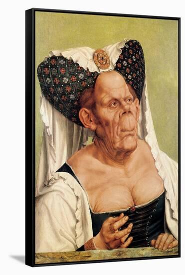 A Grotesque Old Woman, Possibly Princess Margaret of Tyrol, circa 1525-30-Quentin Metsys-Framed Stretched Canvas