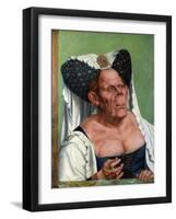 A Grotesque Old Woman-Quentin Massys-Framed Giclee Print