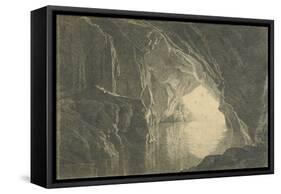 A Grotto in the Gulf of Salerno, Evening, C.1800-Joseph Wright of Derby-Framed Stretched Canvas