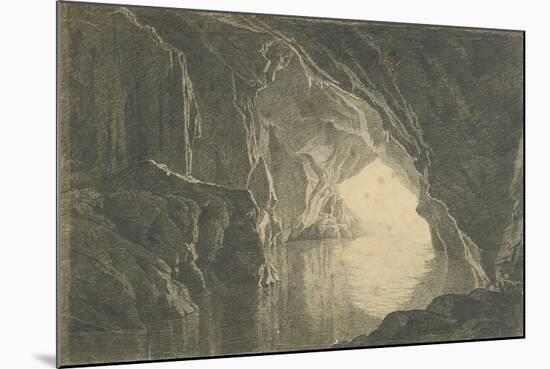 A Grotto in the Gulf of Salerno, Evening, C.1800-Joseph Wright of Derby-Mounted Giclee Print