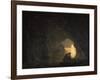 A Grotto with the Figure of Julia-Joseph Wright of Derby-Framed Giclee Print